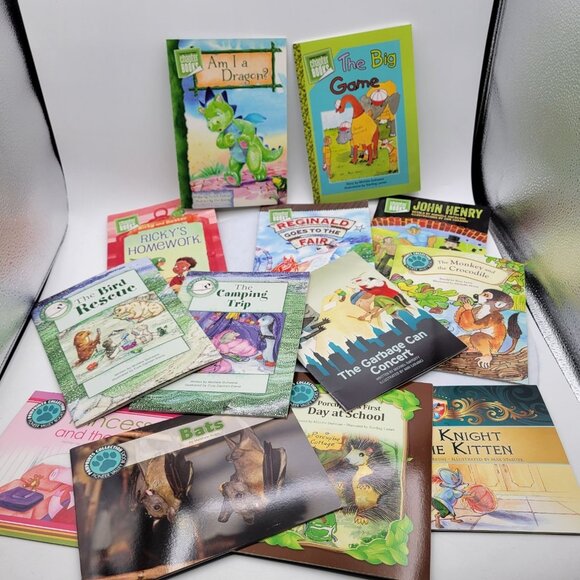 Chapter Books for Reading Level 22 Lot of 11 Short & Illustrated - BK040 - Picture 1 of 11